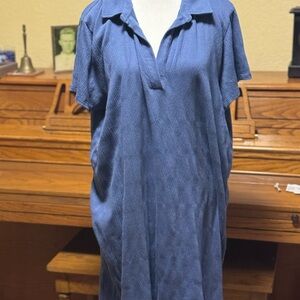 Eddie Bauer Blue Mini Dress